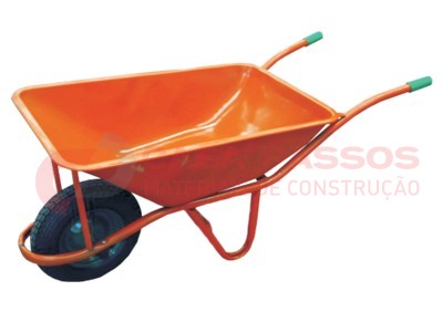 Carro M�o Amarelo Roda Pneum�tica