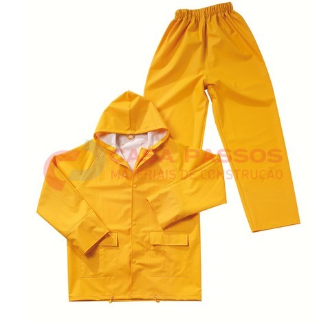 Fato Chuva Impermeavel Amarelo